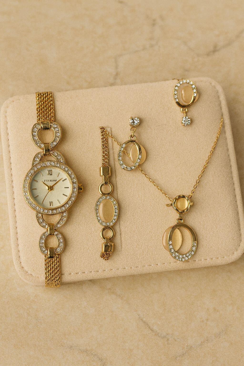 Set MOONGRASS Mariposa – Reloj + Joyería